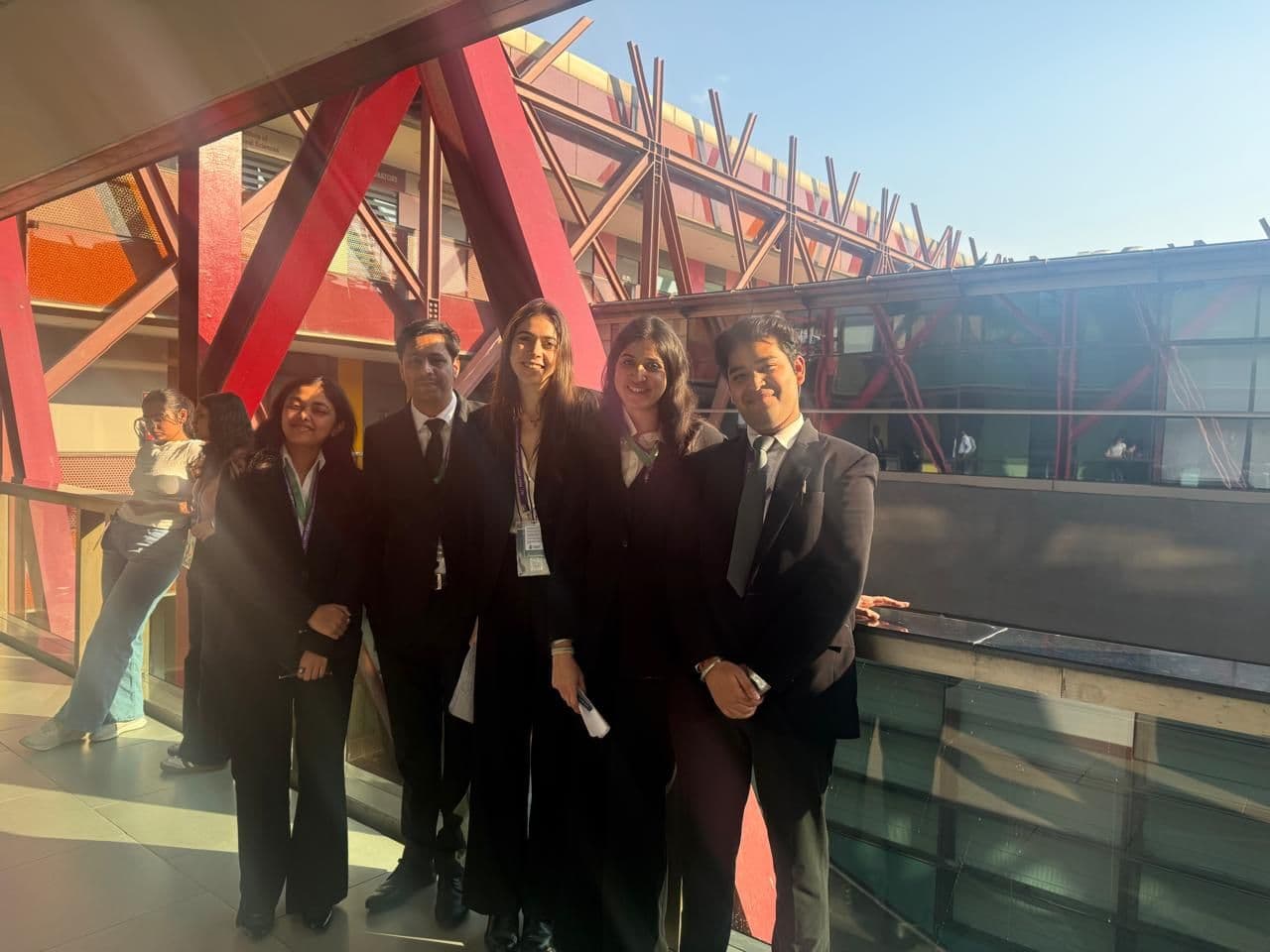 Lara Jarsun at the Philip C. Jessup International Law Moot Court Competition in New Delhi